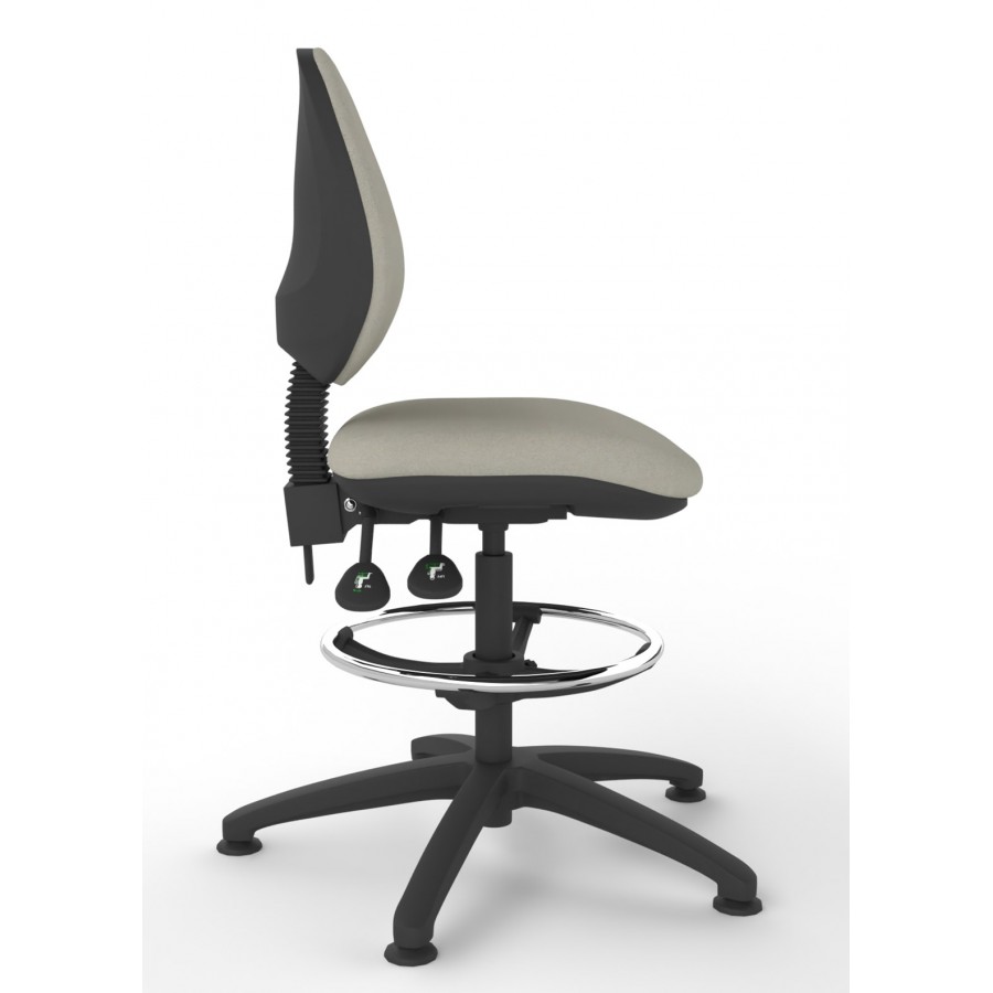 Contract Medium Back Draughtsman Chair